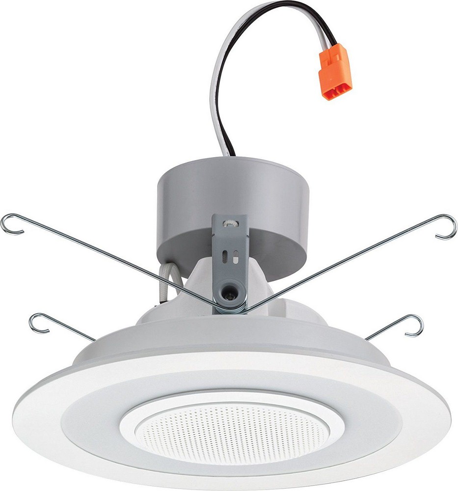 Lithonia Lighting-6SL RD 07LM 27K 90CRI MW M6-6SL - 7.69 Inch LED Round Retrofit Module Light with Integrated Bluetooth Speaker   6SL - 7.69 Inch LED Round Retrofit Module Light with Integrated Blueto